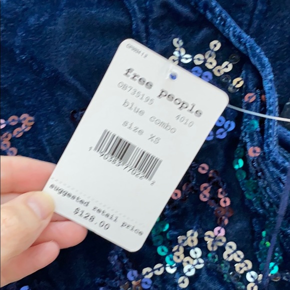 NWT Free People Jill’s Sequin Swing Halter Dress - Picture 6 of 7